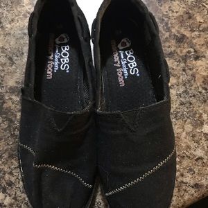 Bob’s By Sketchers size 7.5 Black with white trim
